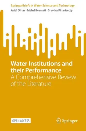 Dinar / Nemati / Pillarisetty |  Water Institutions and their Performance | Buch |  Sack Fachmedien