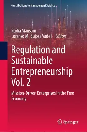 Mansour / Bujosa Vadell |  Regulation and Sustainable Entrepreneurship Vol. 2 | Buch |  Sack Fachmedien