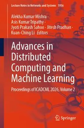 Mishra / Tripathy / Sahoo | Advances in Distributed Computing and Machine Learning | E-Book | www.sack.de