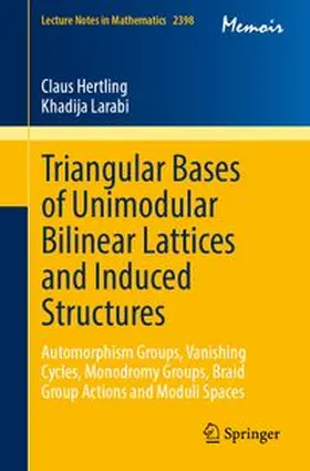 Hertling / Larabi |  Triangular Bases of Unimodular Bilinear Lattices and Induced Structures | eBook | Sack Fachmedien