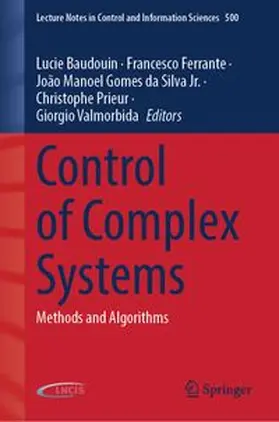 Baudouin / Ferrante / Gomes da Silva Jr. |  Control of Complex Systems | Buch |  Sack Fachmedien