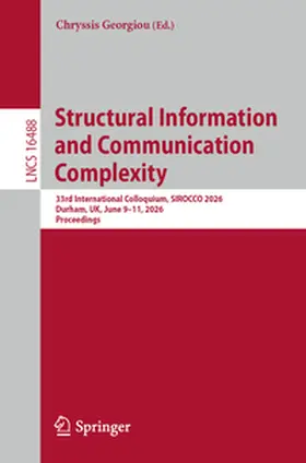 Georgiou | Structural Information and Communication Complexity | E-Book | www.sack.de