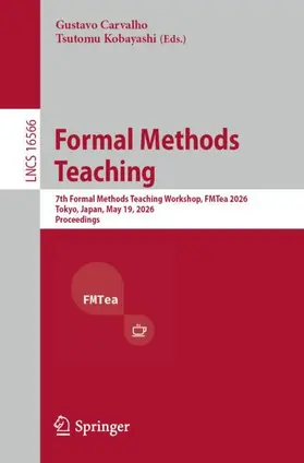 Carvalho / Kobayashi |  Formal Methods Teaching | Buch |  Sack Fachmedien
