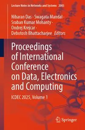 Das / Mandal / Mohanty |  Proceedings of International Conference on Data, Electronics and Computing | eBook | Sack Fachmedien
