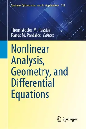 Rassias / Pardalos |  Nonlinear Analysis, Geometry, and Differential Equations | Buch |  Sack Fachmedien