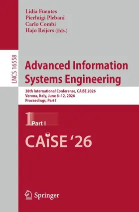 Fuentes / Plebani / Combi |  Advanced Information Systems Engineering | Buch |  Sack Fachmedien
