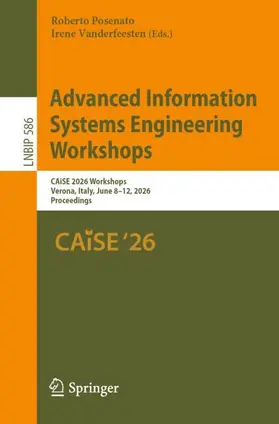 Posenato / Vanderfeesten |  Advanced Information Systems Engineering Workshops | Buch |  Sack Fachmedien
