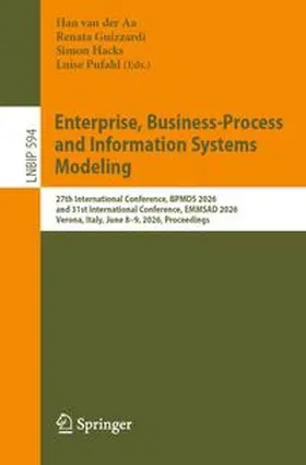 van der Aa / Guizzardi / Hacks |  Enterprise, Business-Process and Information Systems Modeling | eBook | Sack Fachmedien