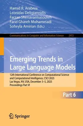 Arabnia / Deligiannidis / Shenavarmasouleh |  Emerging Trends in Large Language Models | Buch |  Sack Fachmedien