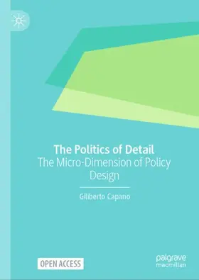 Capano / Howlett |  The Politics of Detail | Buch |  Sack Fachmedien