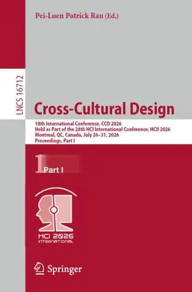 Rau |  Cross-Cultural Design | Buch |  Sack Fachmedien