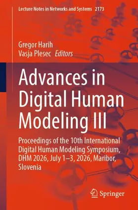 Harih / Plesec |  Advances in Digital Human Modeling III | Buch |  Sack Fachmedien