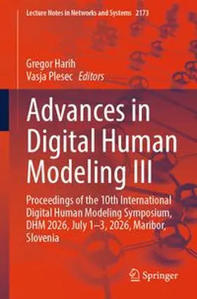 Harih / Plesec | Advances in Digital Human Modeling III | E-Book | www.sack.de