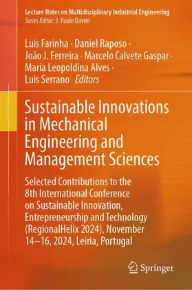 Farinha / Raposo / Ferreira |  Sustainable Innovations in Mechanical Engineering and Management Sciences | Buch |  Sack Fachmedien
