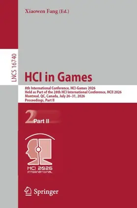 Fang |  HCI in Games | Buch |  Sack Fachmedien