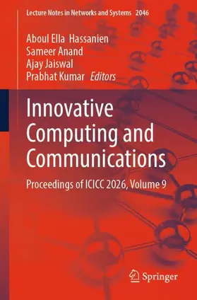 Hassanien / Anand / Jaiswal |  Innovative Computing and Communications | Buch |  Sack Fachmedien