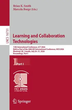 Smith / Borge |  Learning and Collaboration Technologies | Buch |  Sack Fachmedien