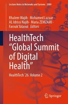 Wajih / Lazaar / Najib |  HealthTech "Global Summit of Digital Health" | Buch |  Sack Fachmedien