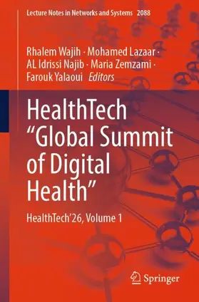 Wajih / Lazaar / Najib |  HealthTech "Global Summit of Digital Health" | Buch |  Sack Fachmedien