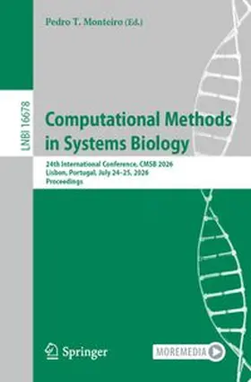 Monteiro | Computational Methods in Systems Biology | E-Book | www.sack.de