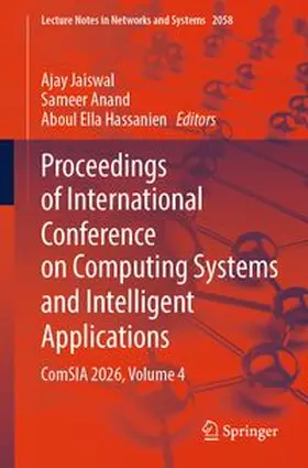 Jaiswal / Anand / Hassanien |  Proceedings of International Conference on Computing Systems and Intelligent Applications | eBook | Sack Fachmedien