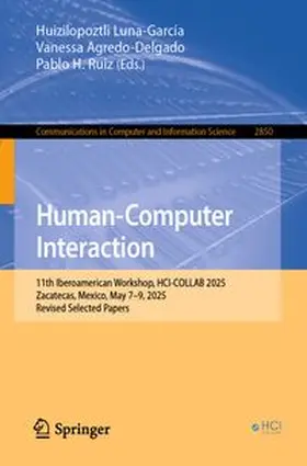 Luna-García / Agredo-Delgado / Ruiz | Human-Computer Interaction | E-Book | www.sack.de
