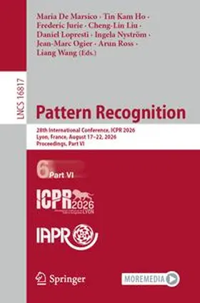 De Marsico / Ho / Jurie | Pattern Recognition | E-Book | www.sack.de