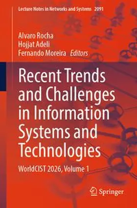 Rocha / Adeli / Moreira | Recent Trends and Challenges in Information Systems and Technologies | E-Book | www.sack.de