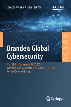 Assan |  Brandeis Global Cybersecurity | Buch |  Sack Fachmedien