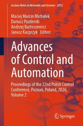 Michalek / Pazderski / Bartoszewicz |  Advances of Control and Automation | Buch |  Sack Fachmedien