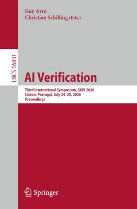Avni / Schilling |  AI Verification | Buch |  Sack Fachmedien