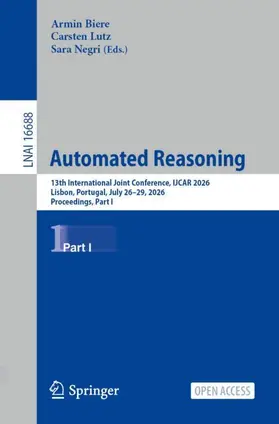 Biere / Lutz / Negri |  Automated Reasoning | Buch |  Sack Fachmedien
