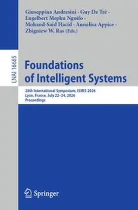 Andresini / De Tré / Mephu Nguifo | Foundations of Intelligent Systems | E-Book | www.sack.de