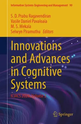 Ragavendiran / Pavaloaia / Mekala | Innovations and Advances in Cognitive Systems | Buch | 978-3-032-32708-6 | www.sack.de