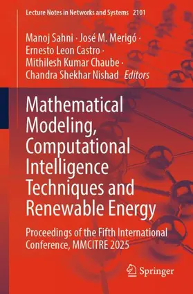 Sahni / Merigó / León-Castro |  Mathematical Modeling, Computational Intelligence Techniques and Renewable Energy | Buch |  Sack Fachmedien