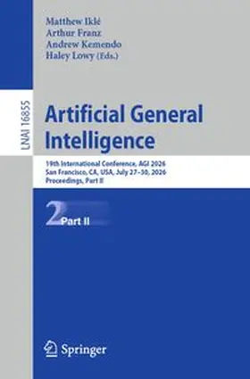 Iklé / Franz / Kemendo |  Artificial General Intelligence | eBook | Sack Fachmedien