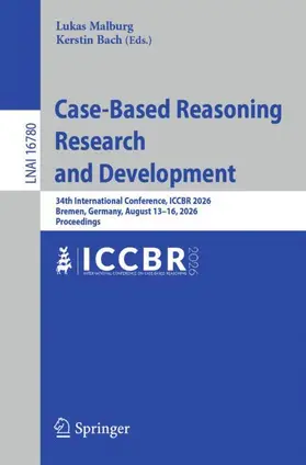 Malburg / Bach |  Case-Based Reasoning Research and Development | Buch |  Sack Fachmedien