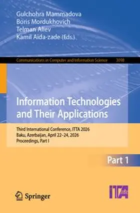 Mammadova / Mordukhovich / Aliev |  Information Technologies and Their Applications | Buch |  Sack Fachmedien
