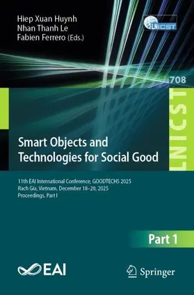 Huynh / Le / Ferrero |  Smart Objects and Technologies for Social Good | Buch |  Sack Fachmedien