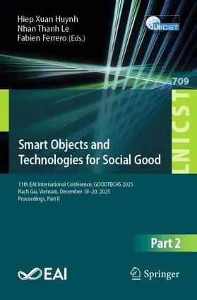 Huynh / Le / Ferrero |  Smart Objects and Technologies for Social Good | Buch |  Sack Fachmedien