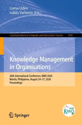 Uden / Varlamis |  Knowledge Management in Organisations | Buch |  Sack Fachmedien