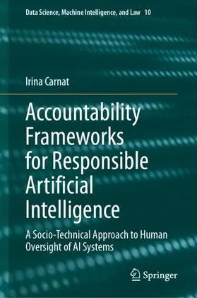 Carnat |  Accountability Frameworks for Responsible Artificial Intelligence | Buch |  Sack Fachmedien