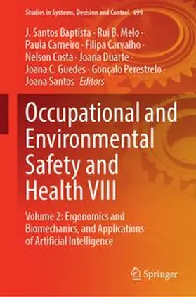 Baptista / Melo / Carneiro |  Occupational and Environmental Safety and Health VIII | Buch |  Sack Fachmedien