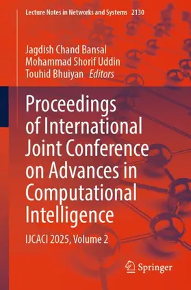 Bansal / Uddin / Bhuiyan |  Proceedings of International Joint Conference on Advances in Computational Intelligence | Buch |  Sack Fachmedien