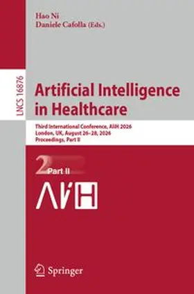 Ni / Cafolla | Artificial Intelligence in Healthcare | E-Book | www.sack.de