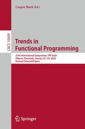 Bach |  Trends in Functional Programming | Buch |  Sack Fachmedien
