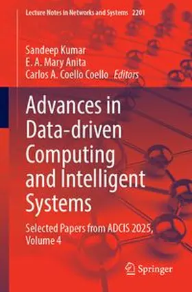 Kumar / Mary Anita / Coello |  Advances in Data-driven Computing and Intelligent Systems | Buch |  Sack Fachmedien