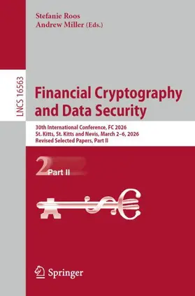 Roos / Miller |  Financial Cryptography and Data Security | Buch |  Sack Fachmedien