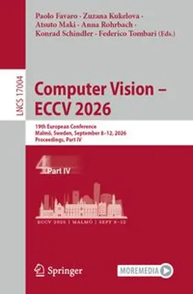 Favaro / Kukelova / Maki |  Computer Vision – ECCV 2026 | eBook | Sack Fachmedien