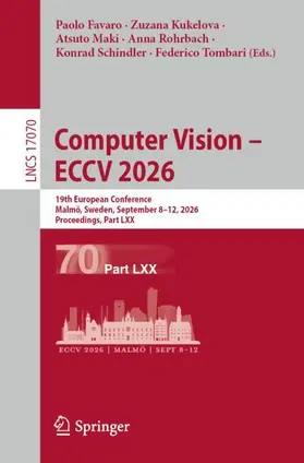 Favaro / Kukelova / Maki |  Computer Vision - ECCV 2026 | Buch |  Sack Fachmedien